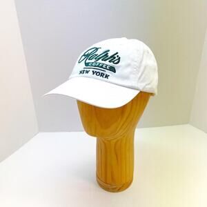 Polo by Ralph Lauren White Baseball Cap with Green Embroidered Logo